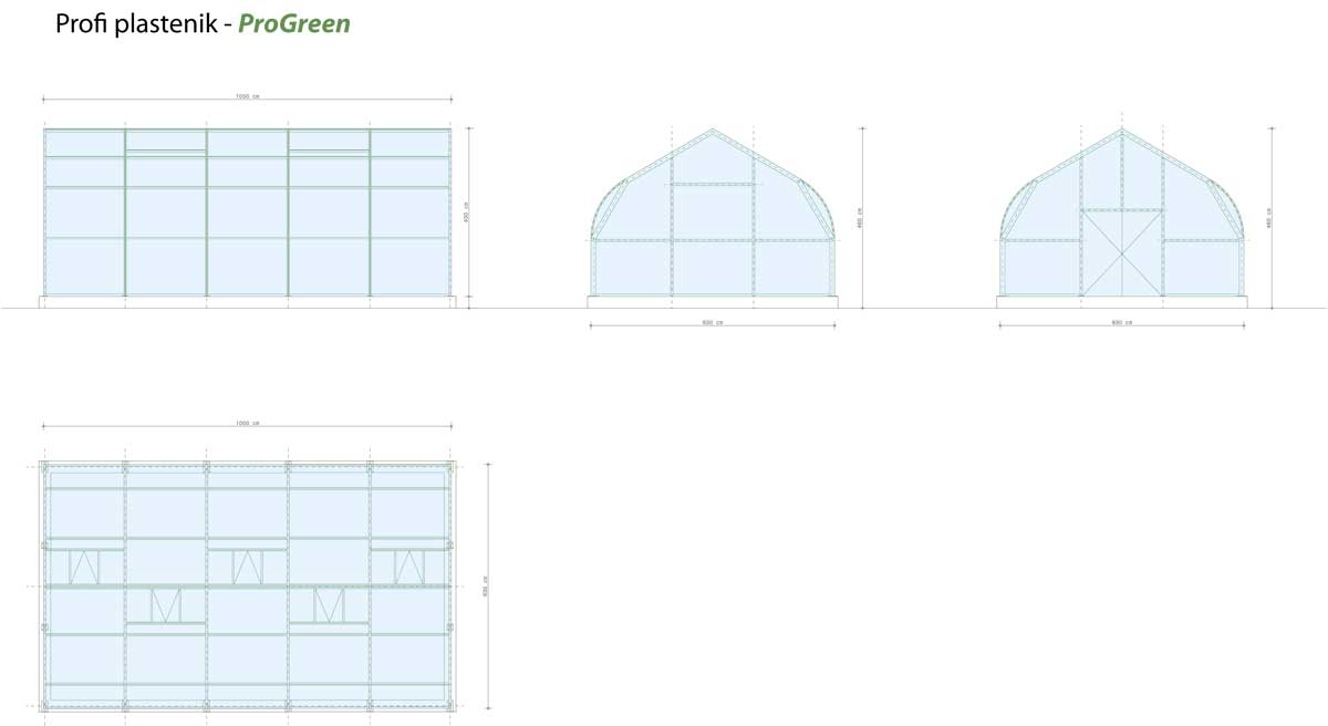 Profi plastenik ProGreen